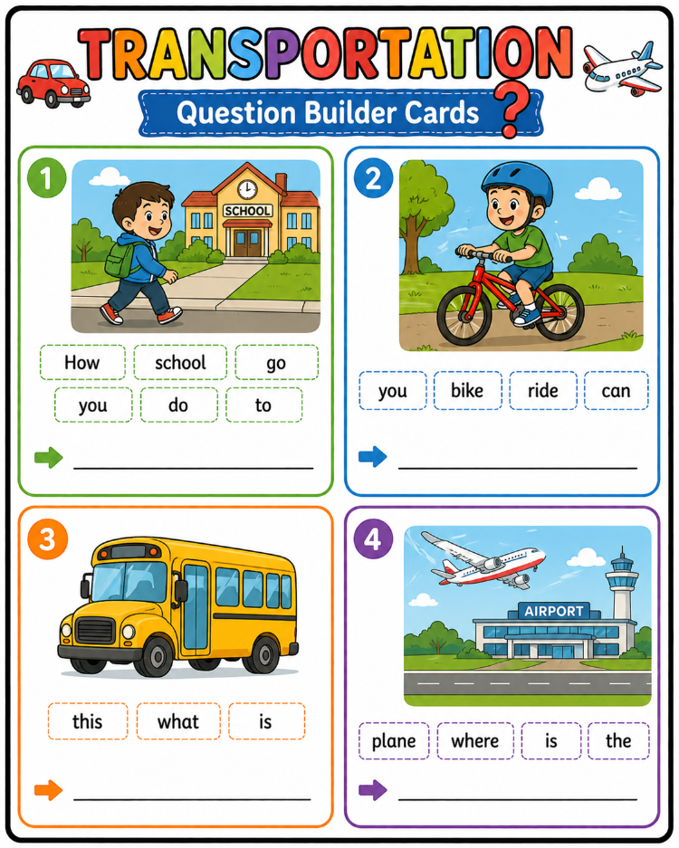 VOCABULARY SPEAKING CARDS