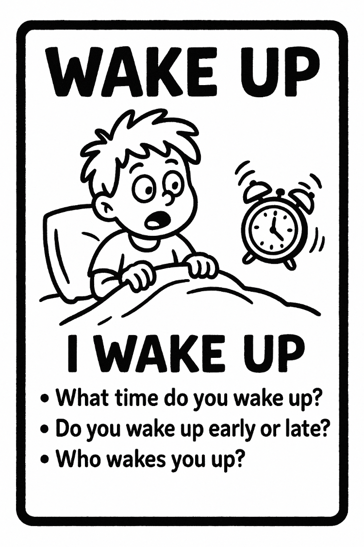 DAILY ROUTINES CONVERSATION  CARDS 