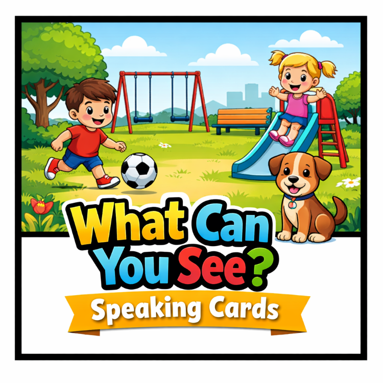 WHAT CAN YOU SEE? SPEAKING CARDS