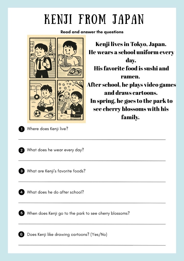 EASY READING PASSAGES