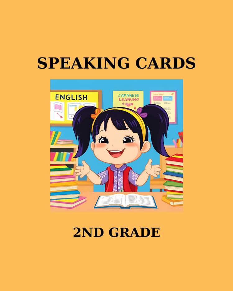 SPEAKING CARDS FOR 2ND GRADE 