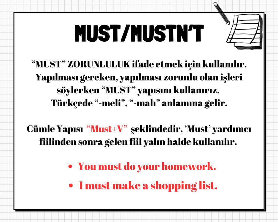 PARTY TIME (INCLUDING MUST/MUSTN'T & ORDINAL NUMBERS) (5. SINIF)