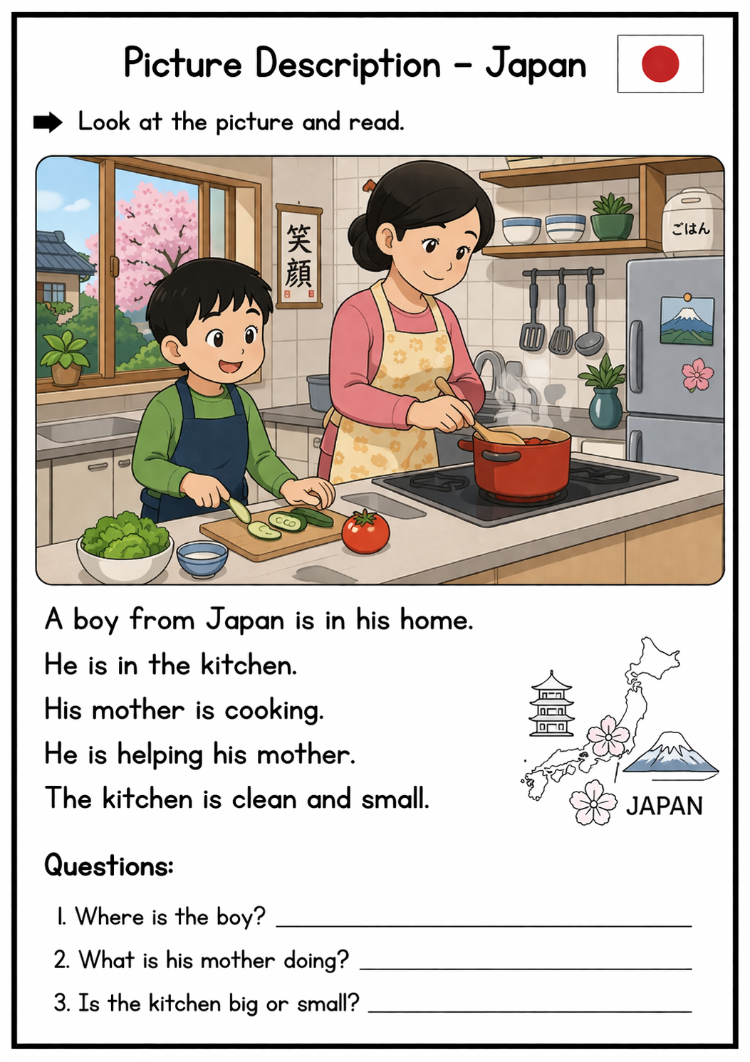 LEARN ABOUT HOMES READING COMPREHENSIONS