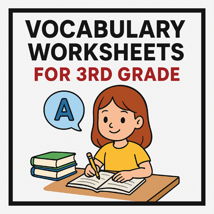 VOCABULARY WORKSHEETS FOR 3RD GRADE