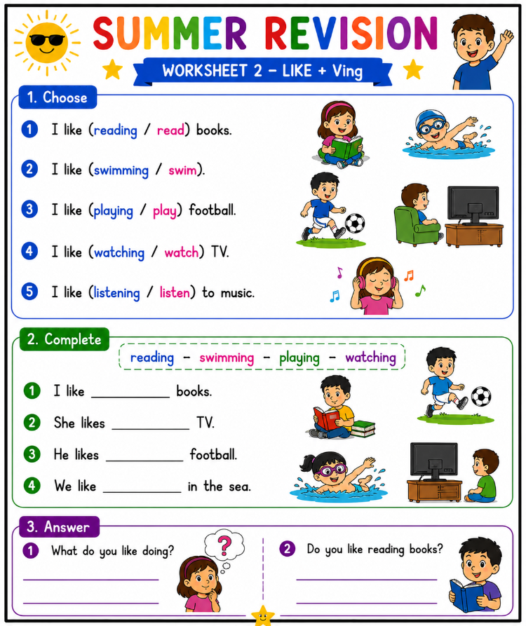 GRADE 4 SUMMER REVISION WORKBOOK