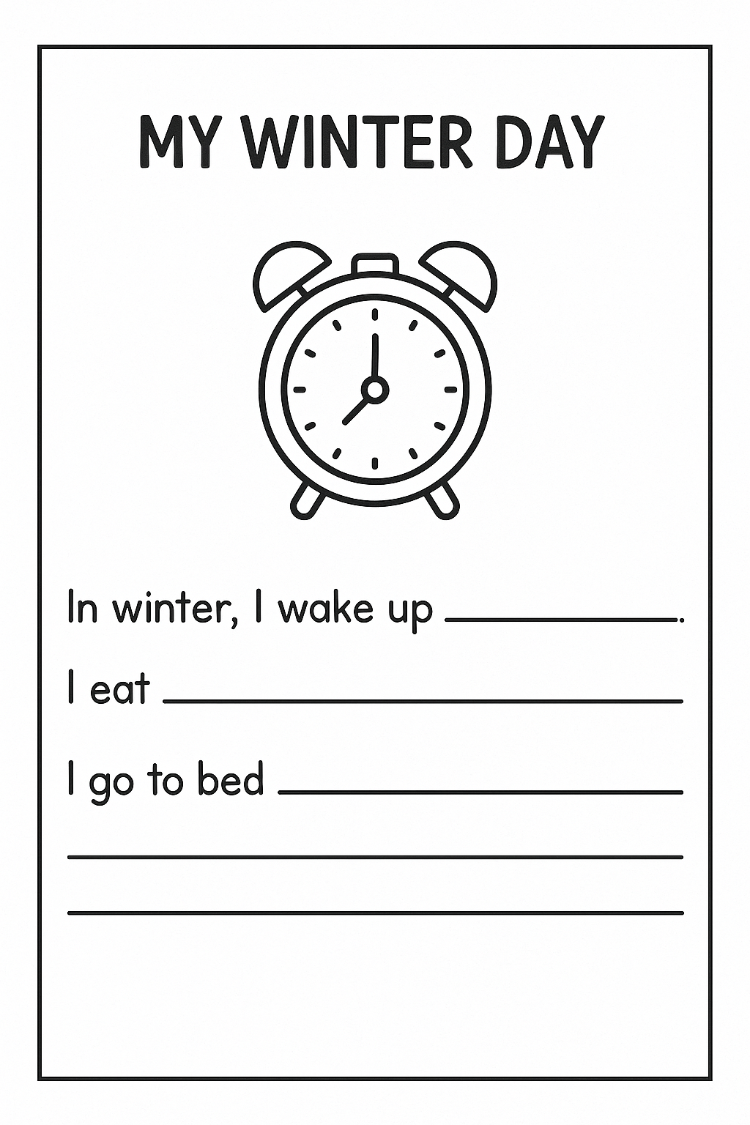 PERSONAL LIFE WRITING WORKSHEETS