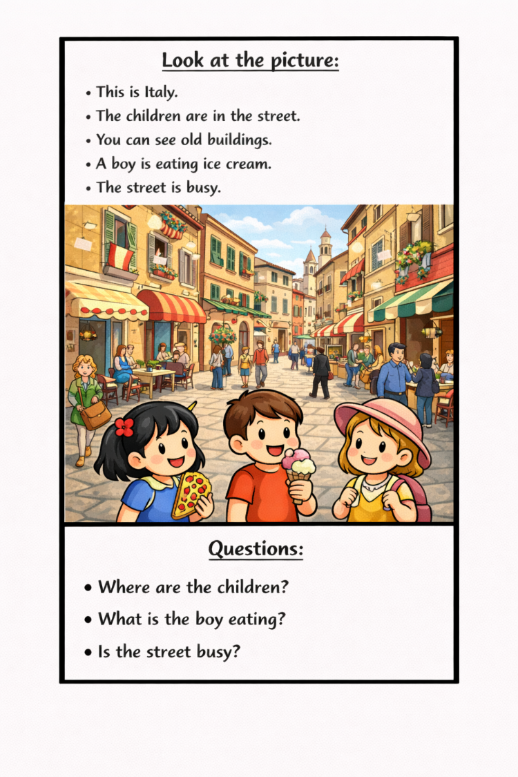 PICTURE DESCRIPTION CARDS