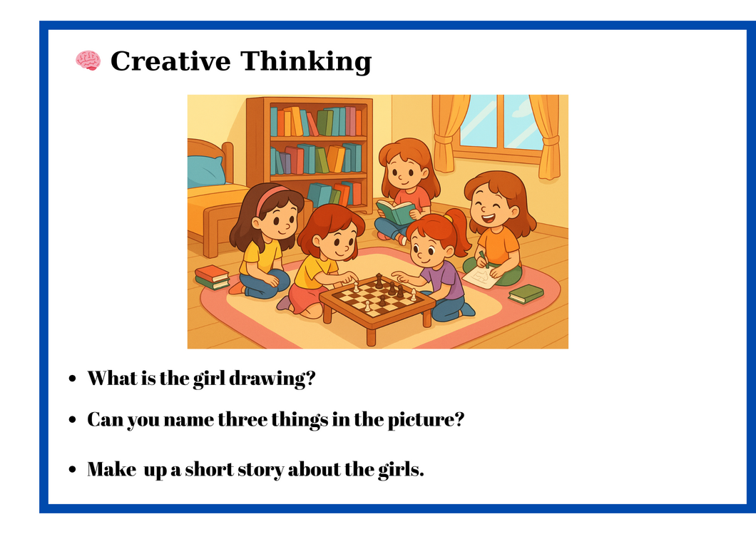 PICTURE DESCRIPTION WORKSHEETS