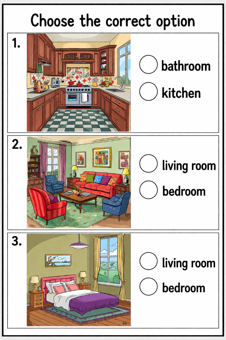 LEARN ABOUT HOMES READING COMPREHENSIONS