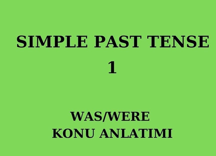 SIMPLE PAST TENSE 1. BOOKLET