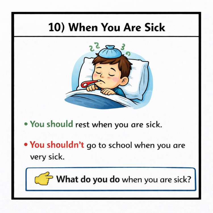 HEALTH HABITS SPEAKING CARDS