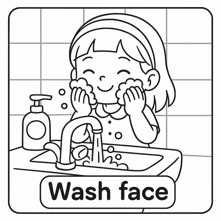 COLOR YOUR DAY: DAILY ROUTINE FLASHCARDS