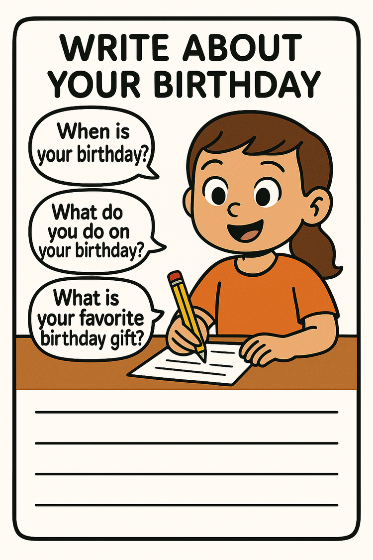 WRITE ABOUT WRITING CARDS