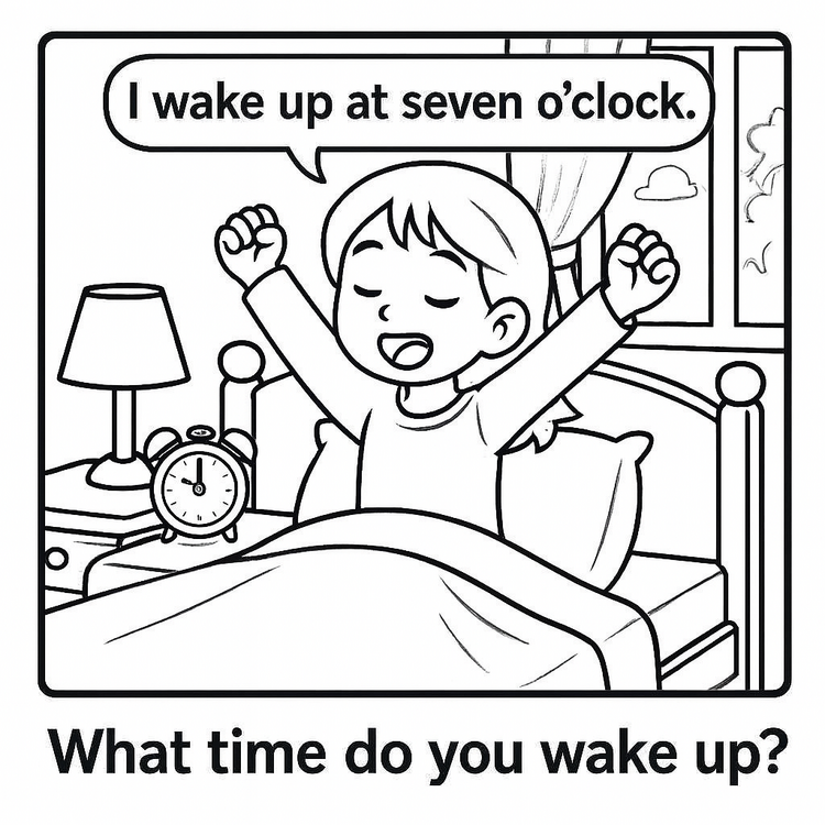 SIMPLE PRESENT TENSE SPEAKING & COLORING CARDS