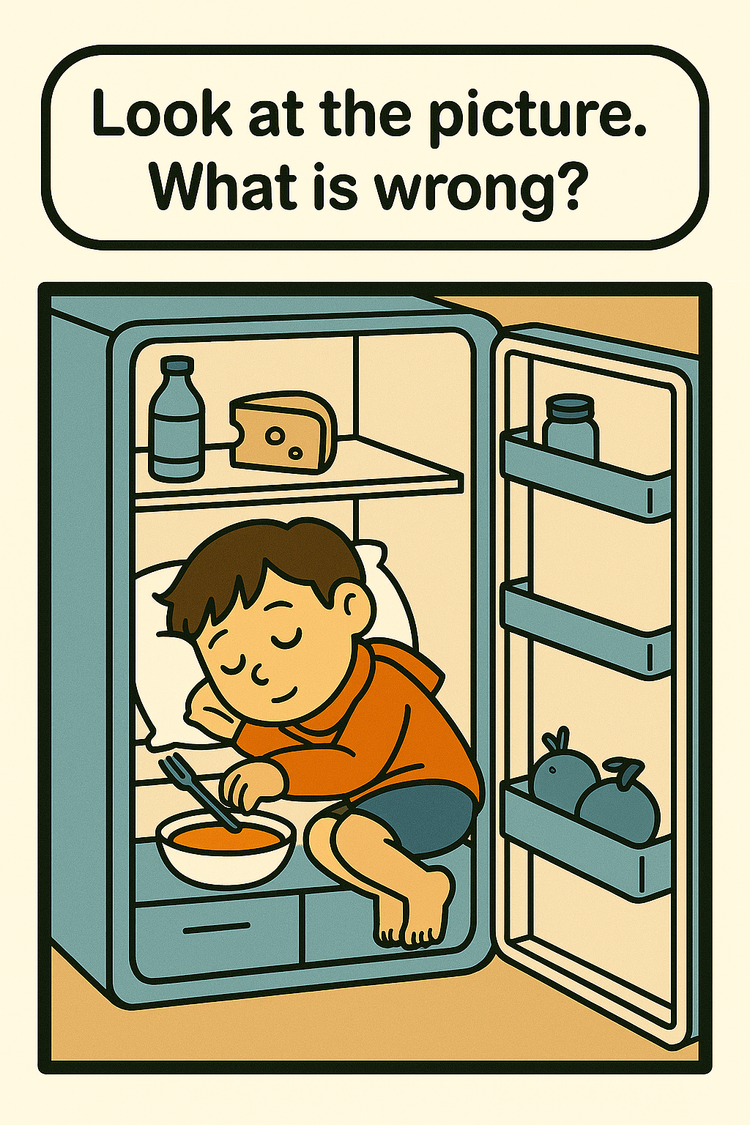 WHAT'S WRONG SPEAKING CARDS
