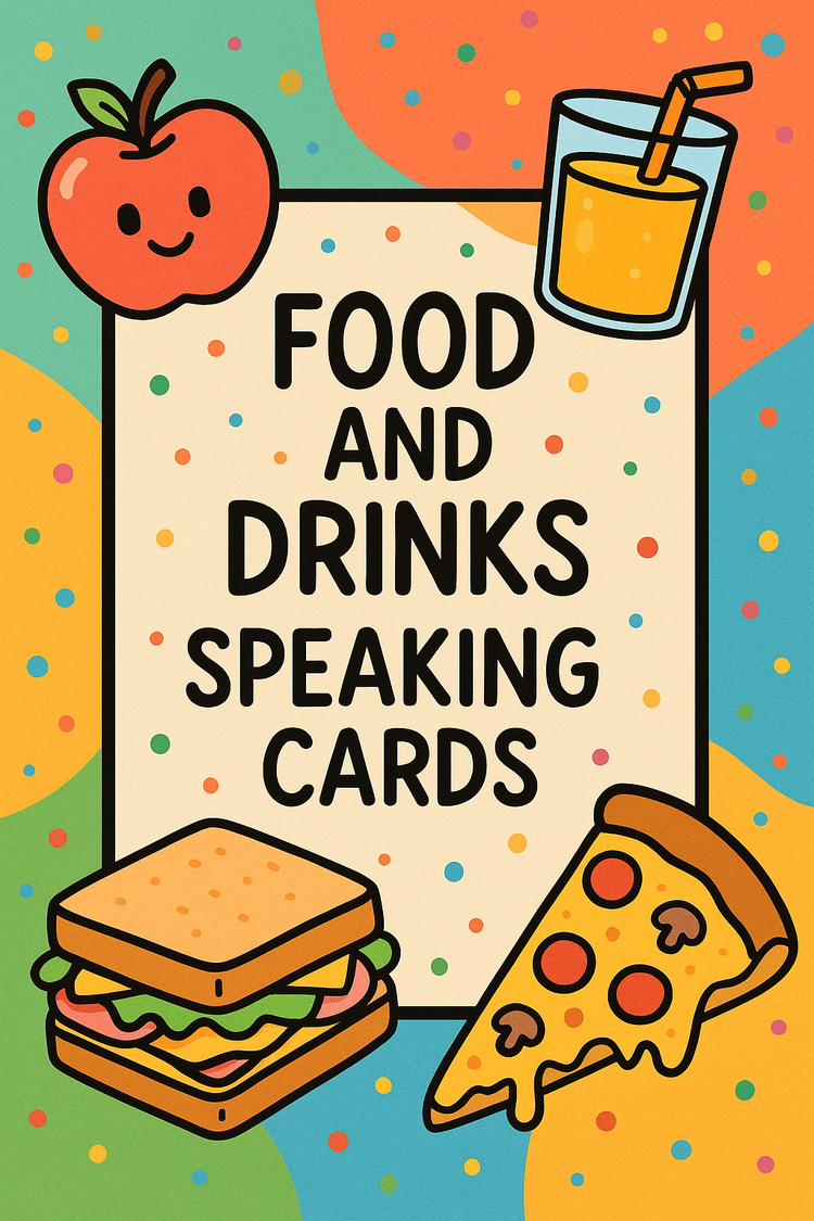 FOOD & DRINKS SPEAKING CARDS