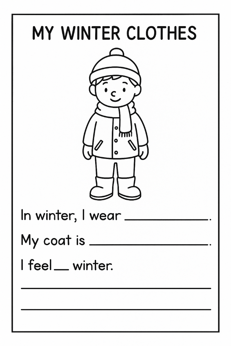 PERSONAL LIFE WRITING WORKSHEETS