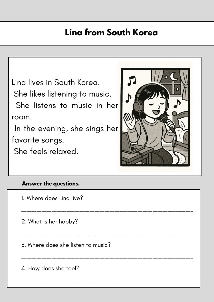 HOBBIES & PERSONAL LIFE READING COMPREHENSIONS