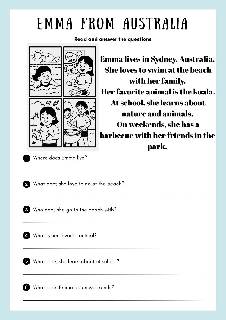 EASY READING PASSAGES