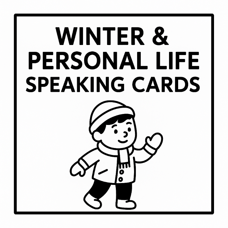 WINTER&PERSONAL LIFE SPEAKING CARDS