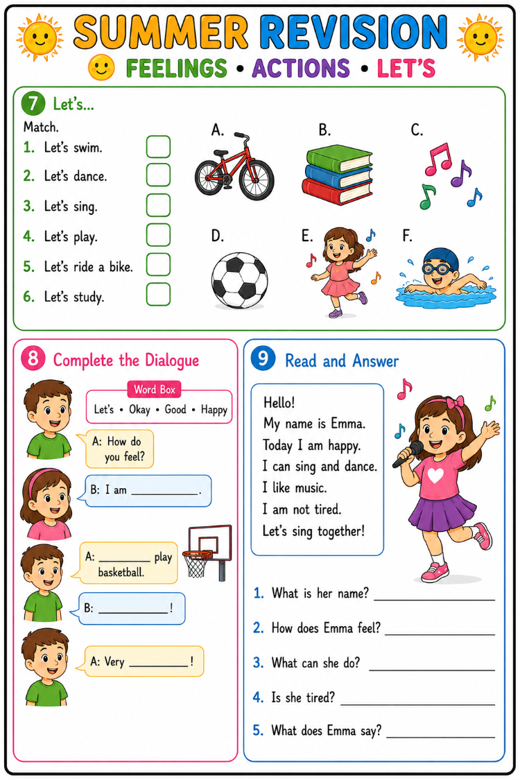 GRADE 3 SUMMER REVISION WORKBOOK