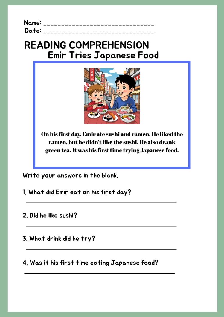A TURKISH BOY IN JAPAN