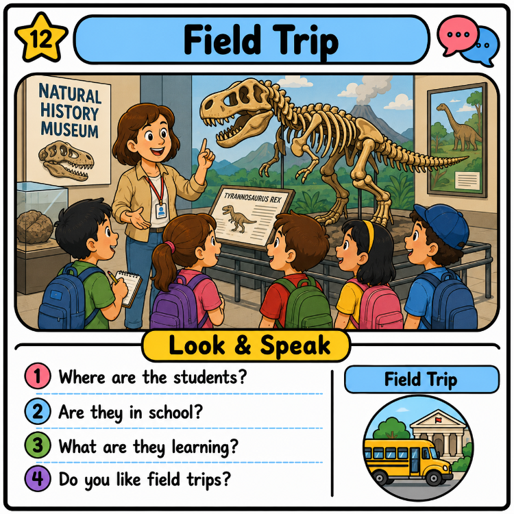 SCHOOL DAYS SPEAKING CARDS