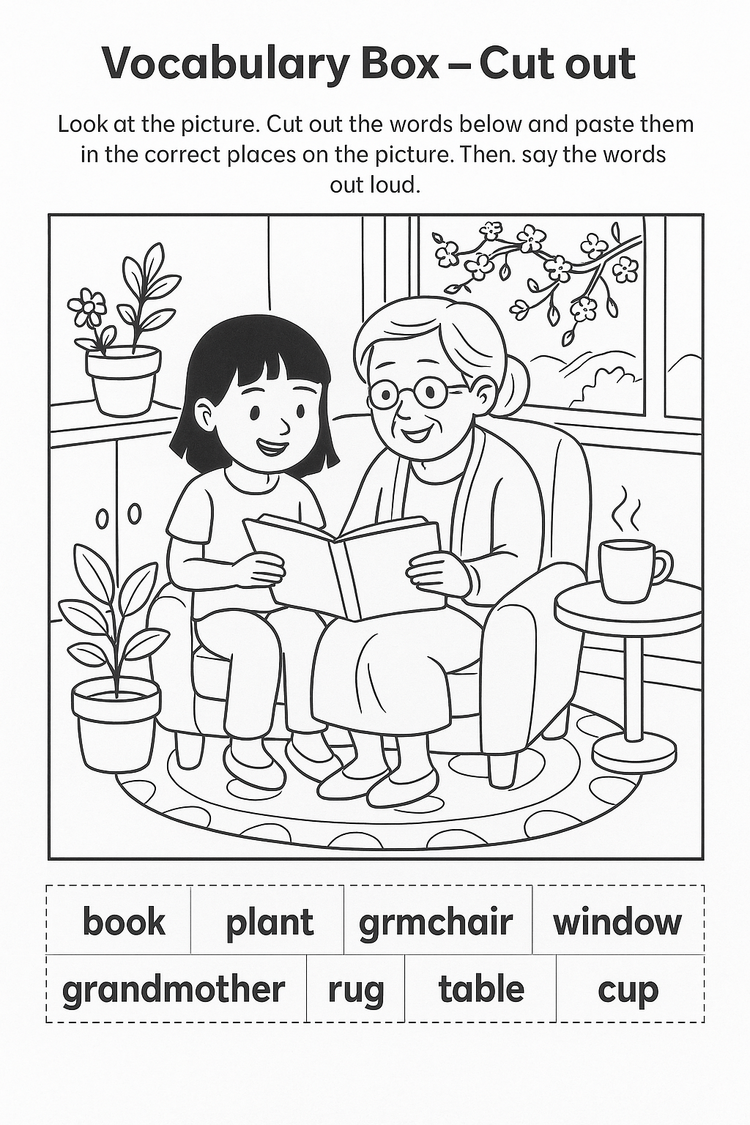 ENGLISH AROUND A PICTURE