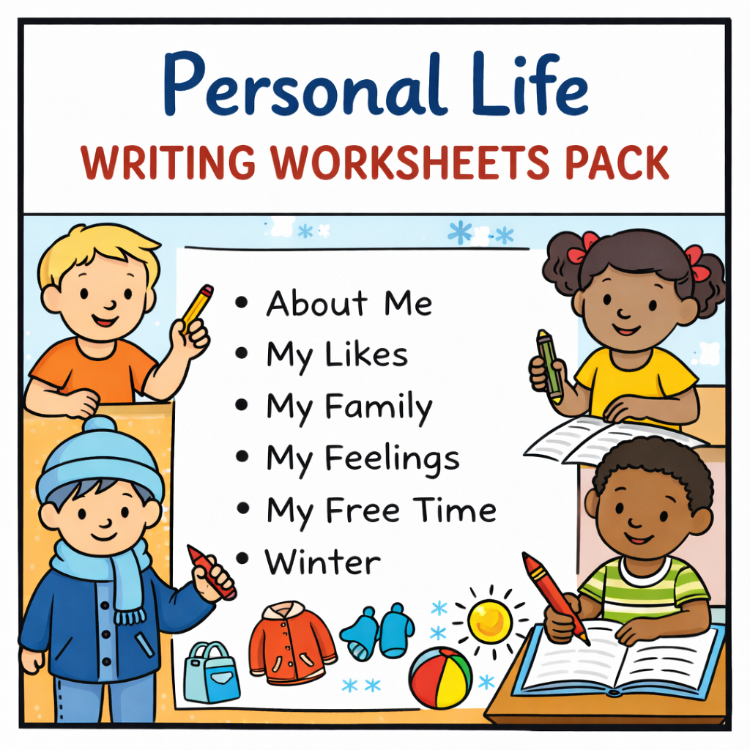 PERSONAL LIFE WRITING WORKSHEETS
