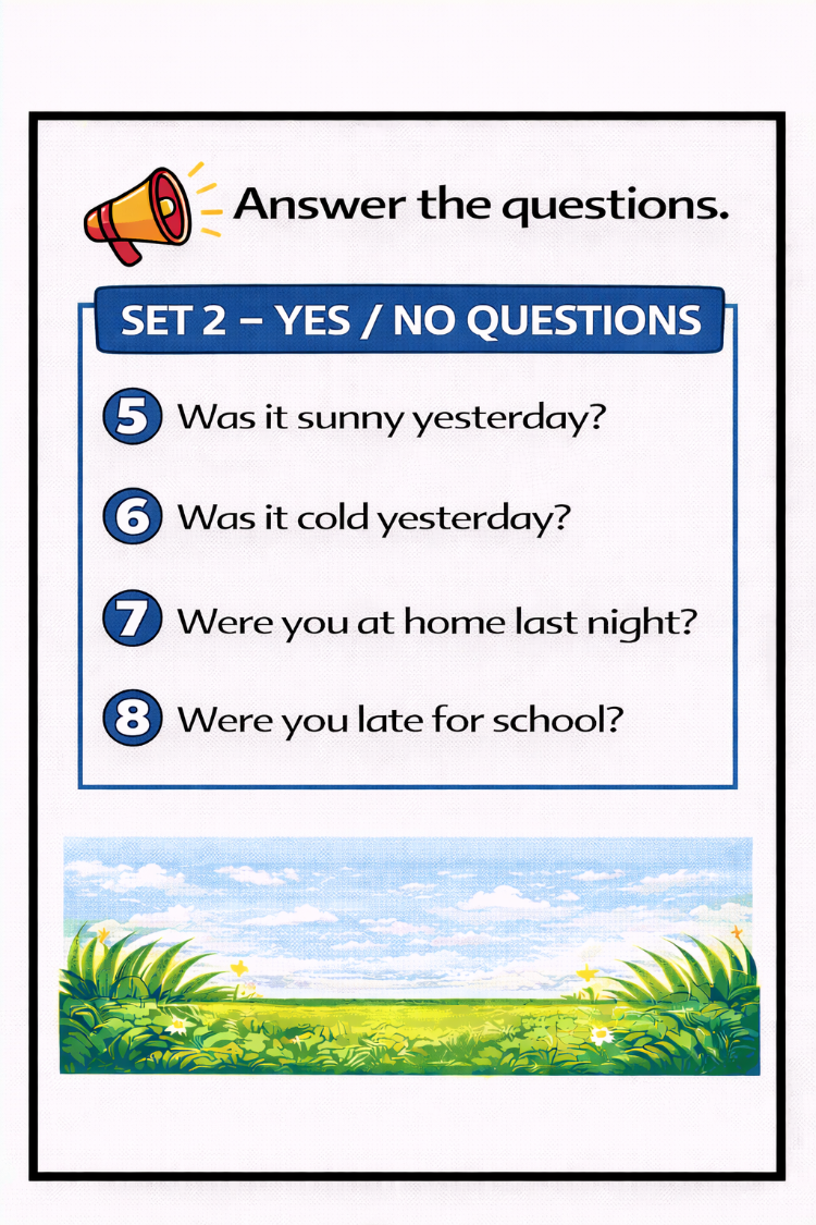 WAS/WERE GRAMMAR PACK