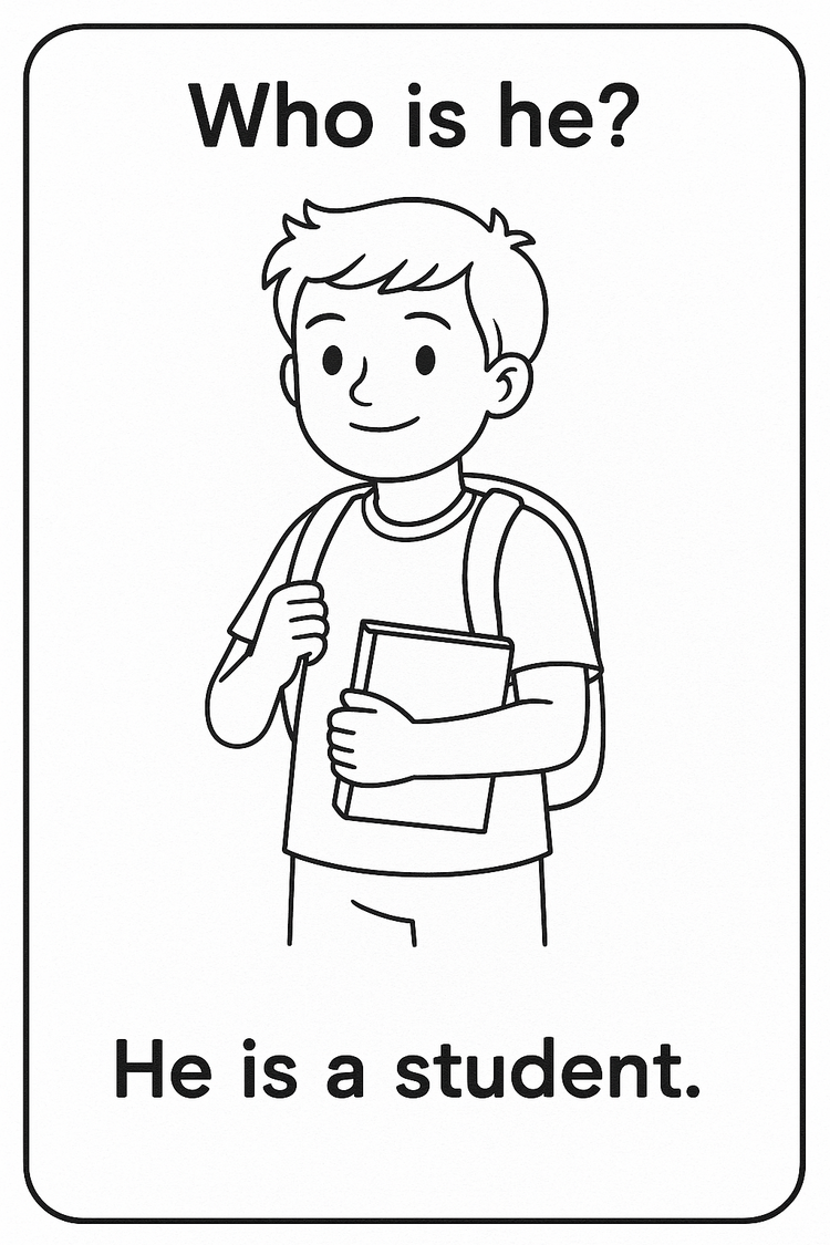MY SCHOOL COLORING CARDS