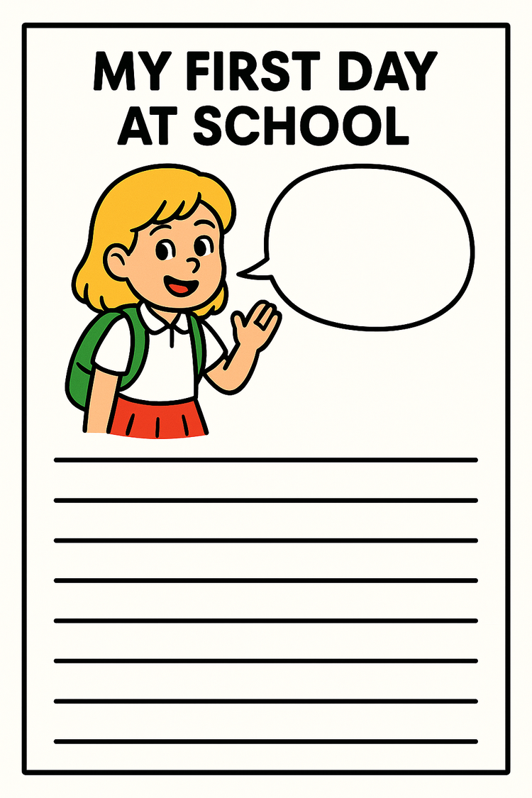 MY FIRST DAY AT SCHOOL