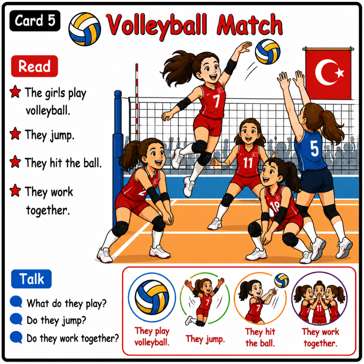 WE LOVE OUR VOLLEYBALL TEAM