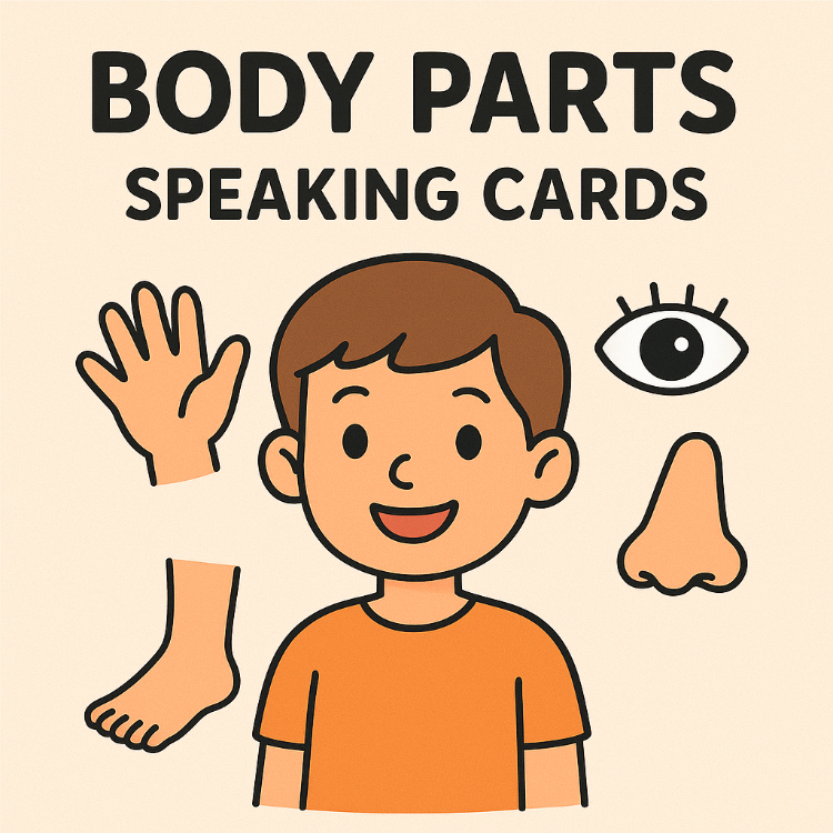 BODY PARTS SPEAKING CARDS