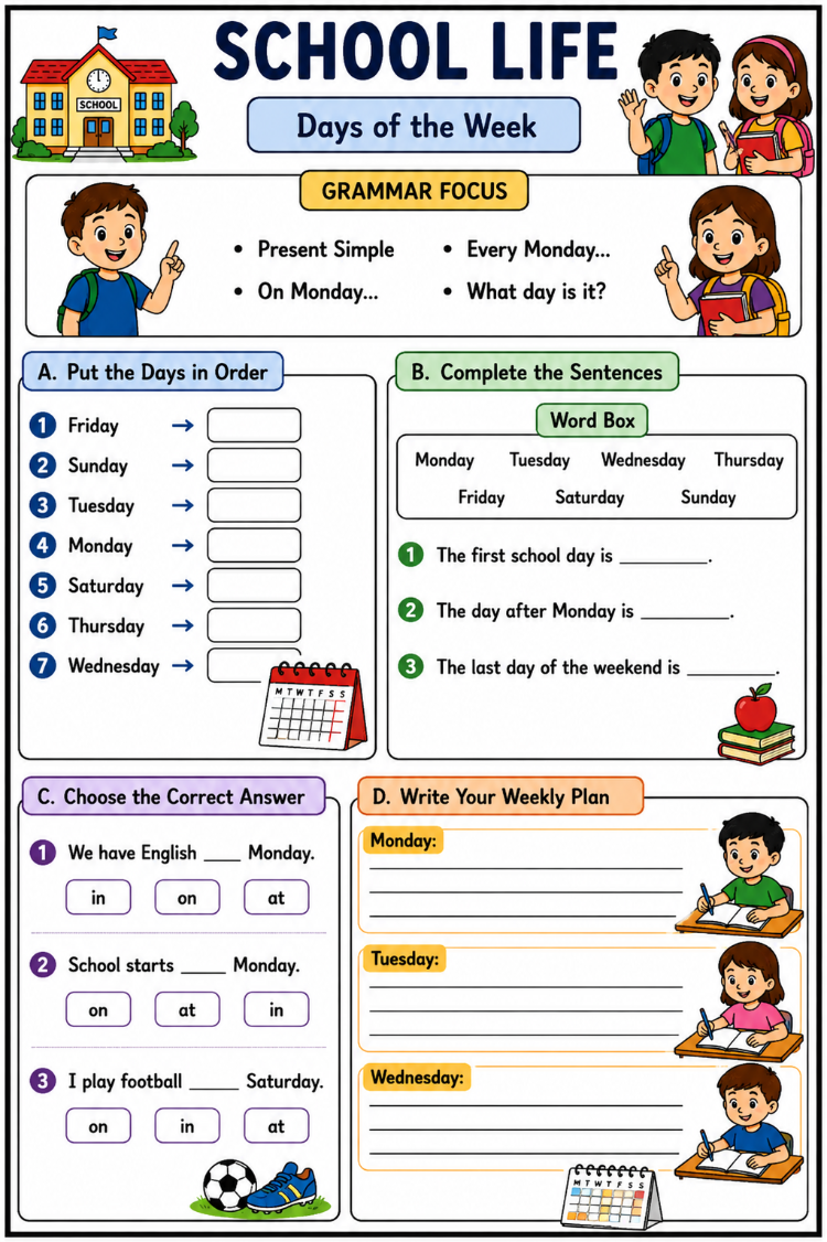 2ND GRADE GRAMMAR & READING COMPREHENSION BUNDLE