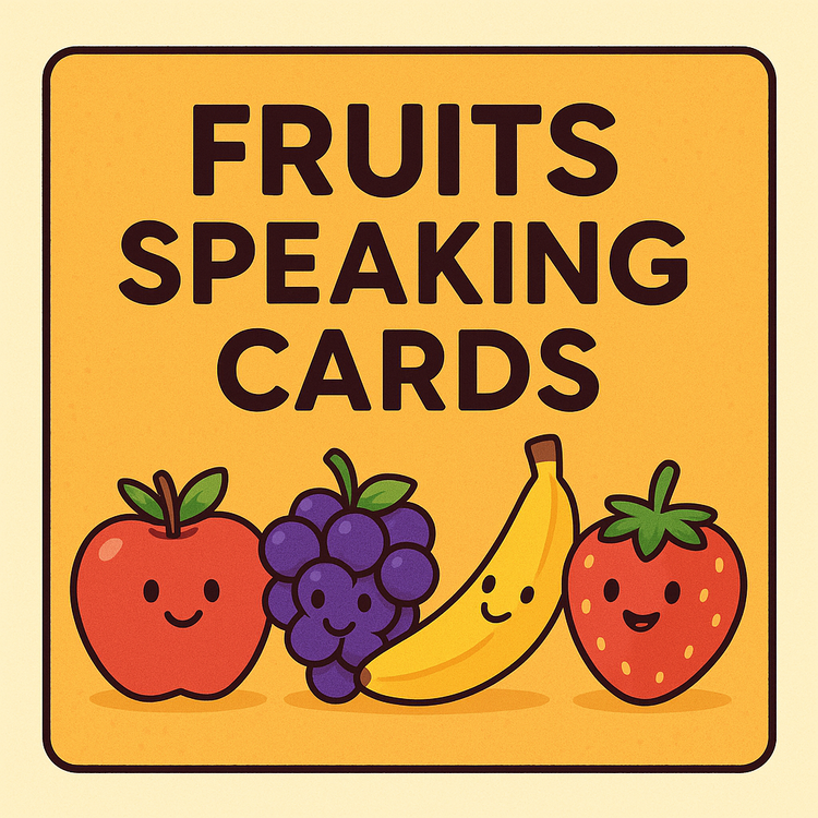 FRUITS SPEAKING CARDS