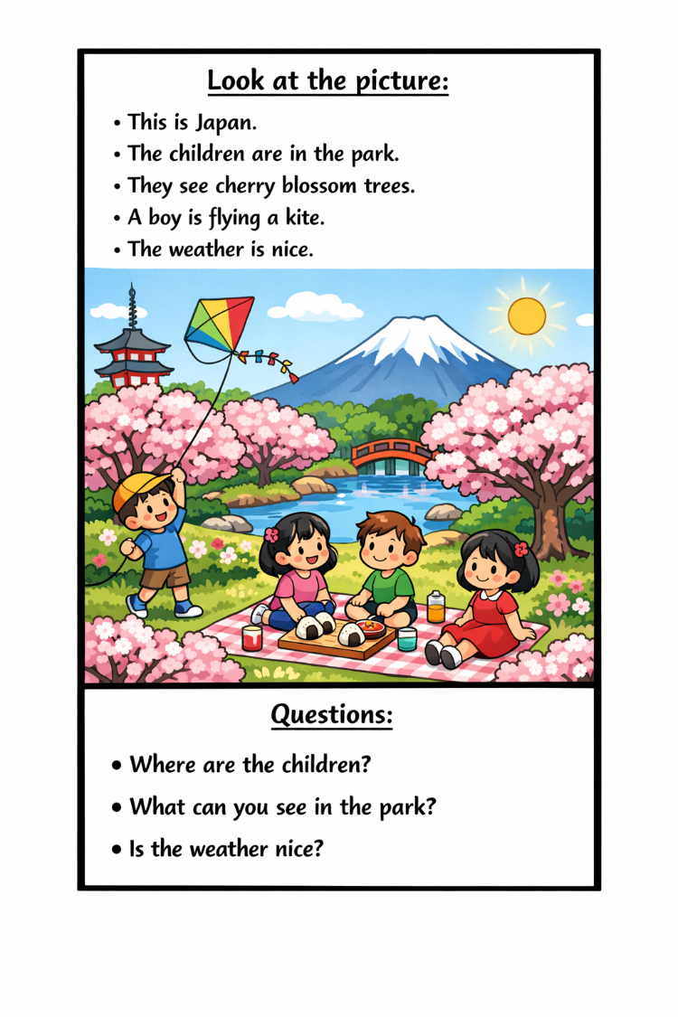 PICTURE DESCRIPTION CARDS
