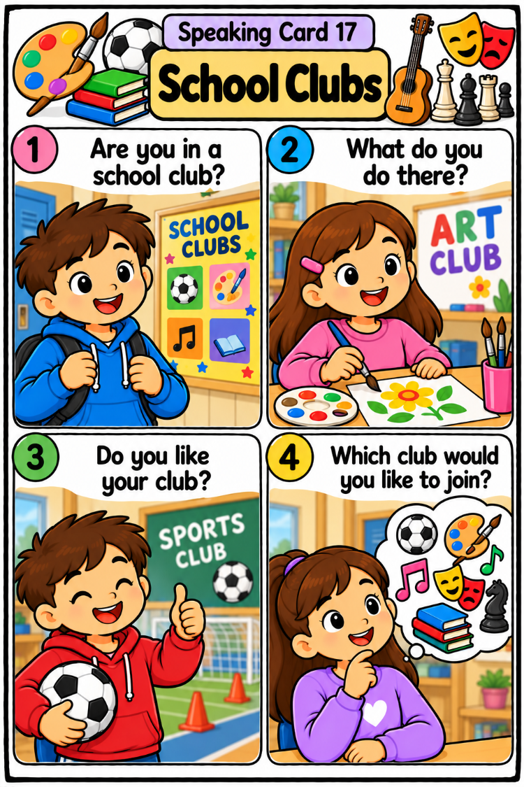 3RD GRADE SCHOOL LIFE & CLASROOM LIFE SPEAKING CARDS