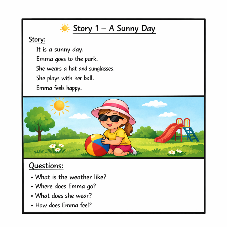 WEATHER SPEAKING CARDS