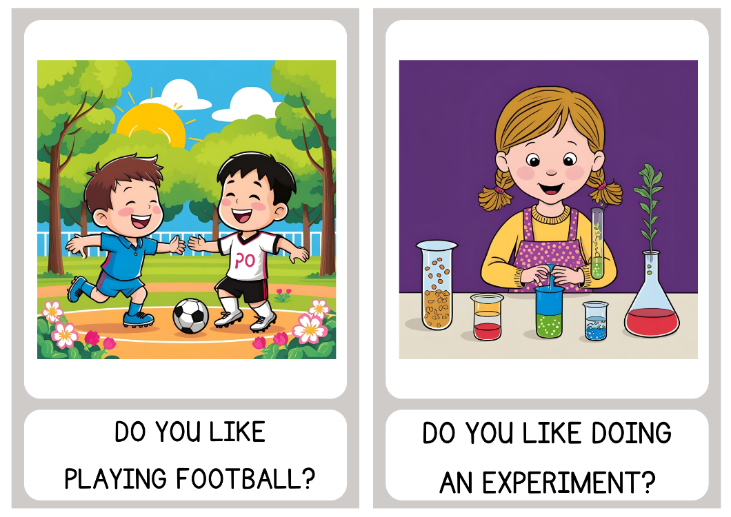 LIKES/DISLIKES SPEAKING CARDS