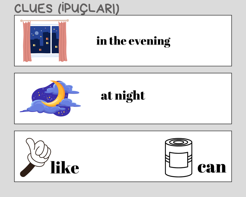 MAKING SENTENCES ACTIVITIES 1 (5. SINIF)