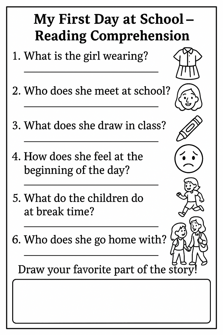 MY FIRST DAY AT SCHOOL