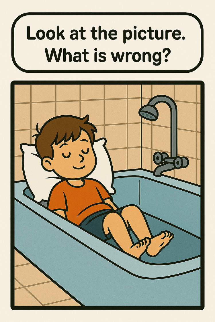 WHAT'S WRONG SPEAKING CARDS