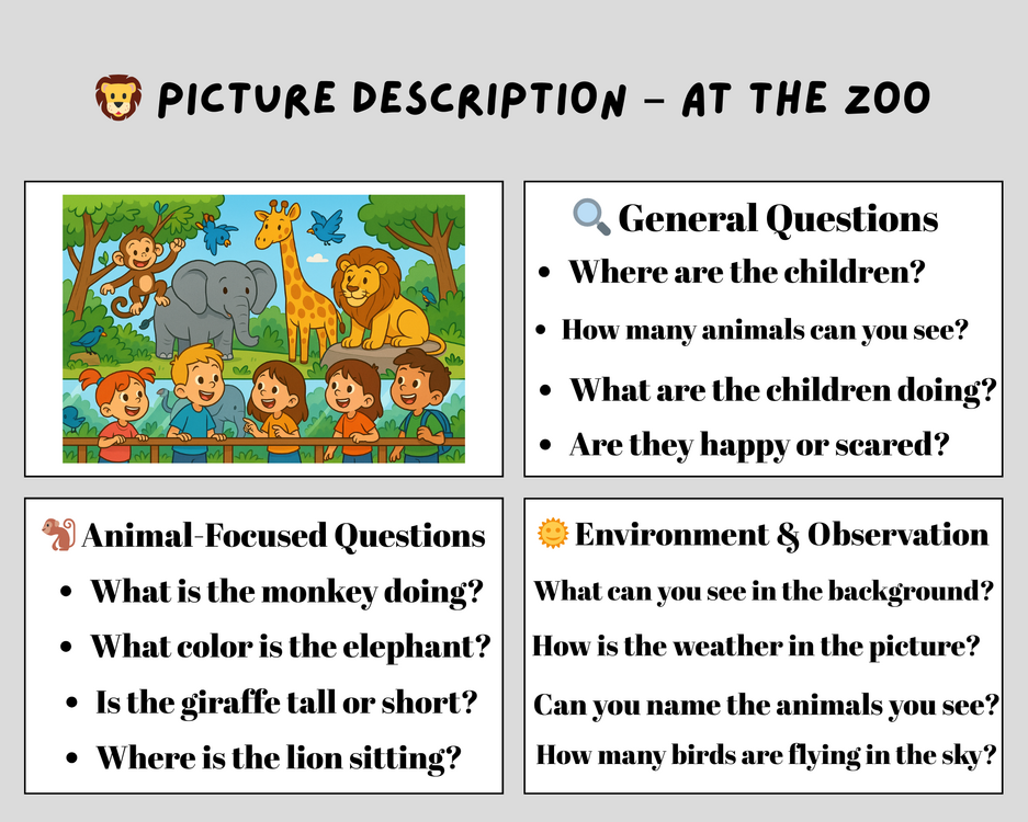 PICTURE DESCRIPTION SAY WHAT YOU SEE