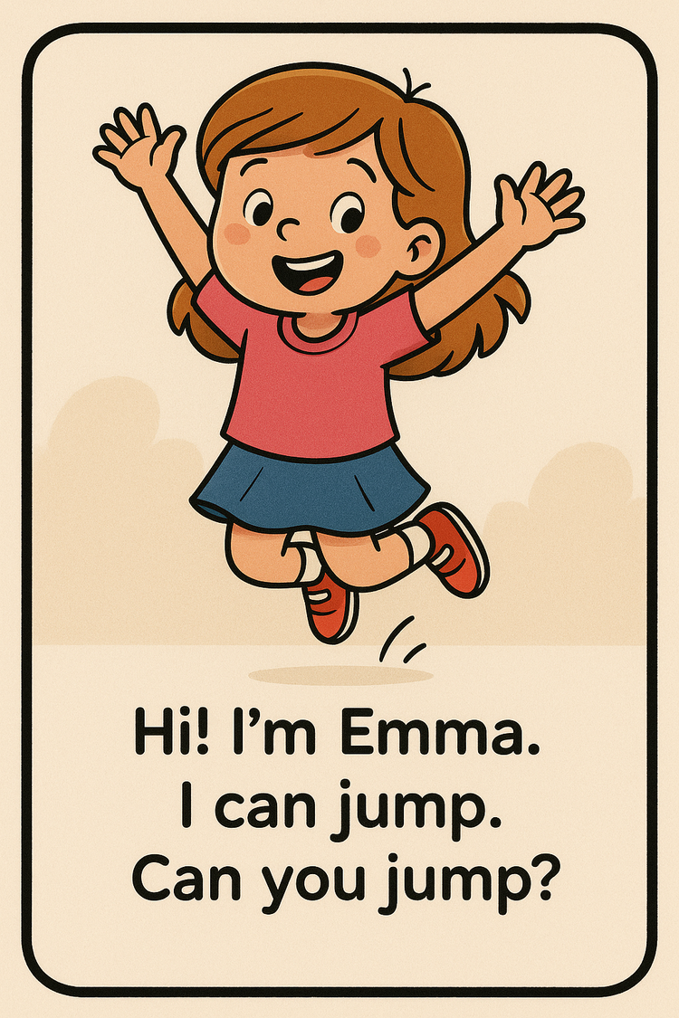 CARTOON CHARACTERS SPEAKING CARDS