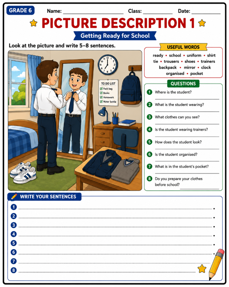 GRADE 6 ENGLISH WORKBOOK