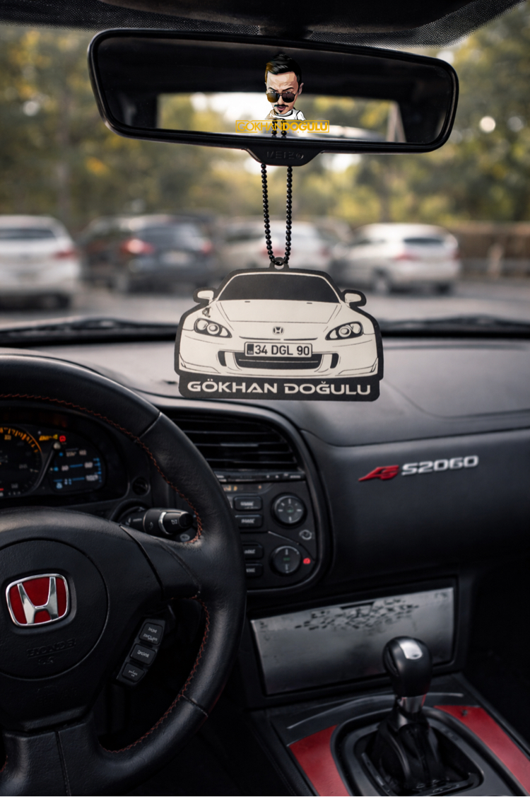 Honda S2000 Ayna Süsü ve Anahtarlık Seti