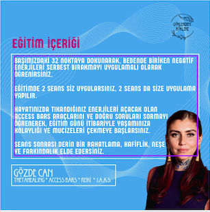 ACCESS BARS UYGULAYICILIK EĞİTİMİ