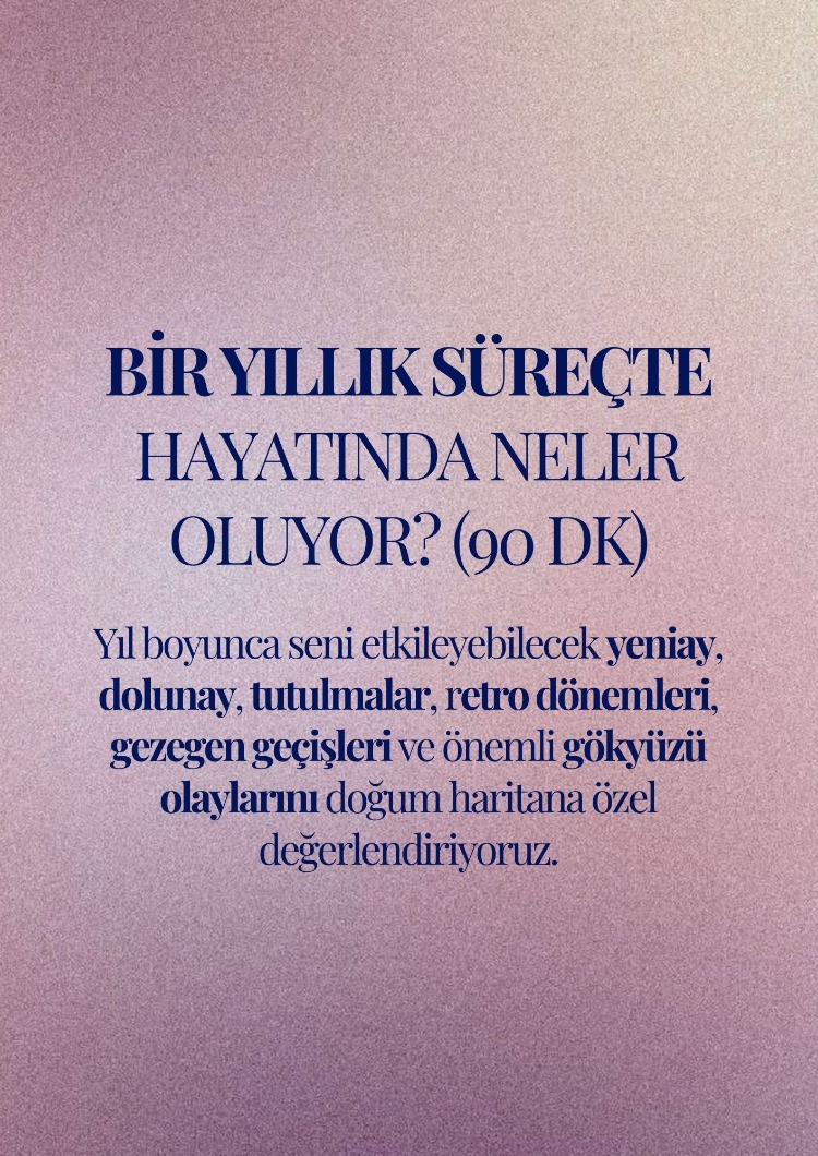 Standart Yıllık Öngörü Seansı