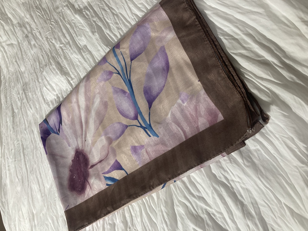 Floral Pamuklu Şal